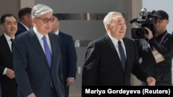 Qasim-Jomart Toqayev va Nursulton Nazarboyev. 2019-yil 16-may