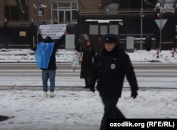 Norozilik aksiyasi politsiya nazorati ostida o‘tdi