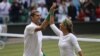 Belarus Max Mirnyi və Victoria Azarenka tennis yarışında britaniyalı rəqibləri &uuml;zərindəki qələbəni qeyd edirlər
