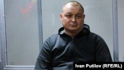 Капитан судна «Норд» Владимир Горбатенко в Оболонском райсуде Киева, 12 декабря 2018 года