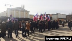 Митинг в Симферополе, 27 февраля 2017 года